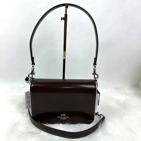 Coach Quinn Shoulder/Crossbody Bag In Leather/Maple CY657 NWT - Picture 2 of 9